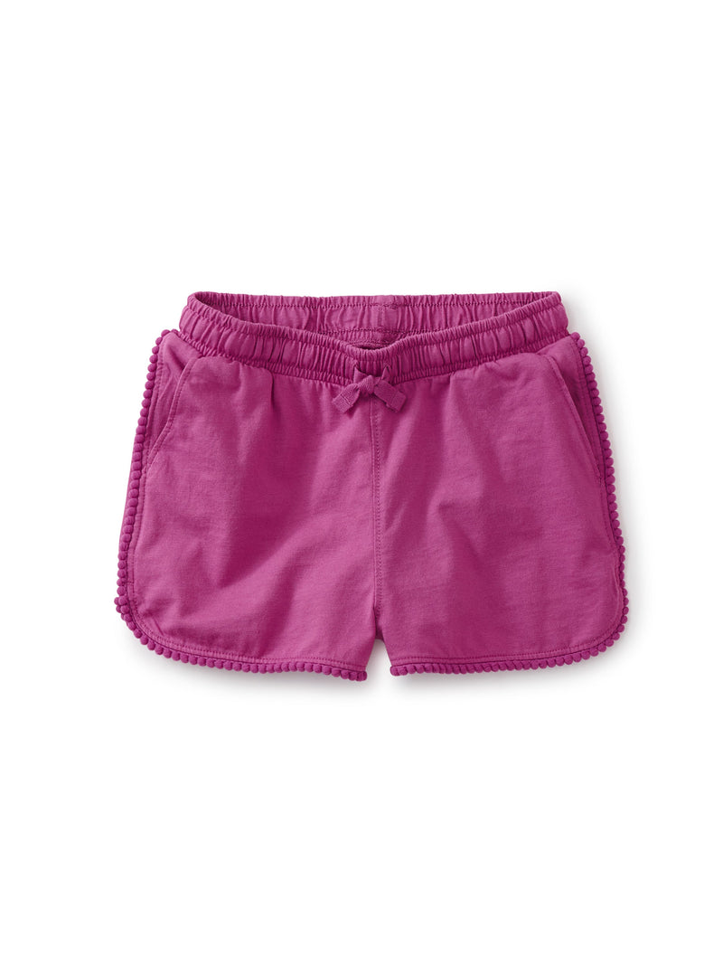 Pom Pom Shorts in Mulberry - View 1
