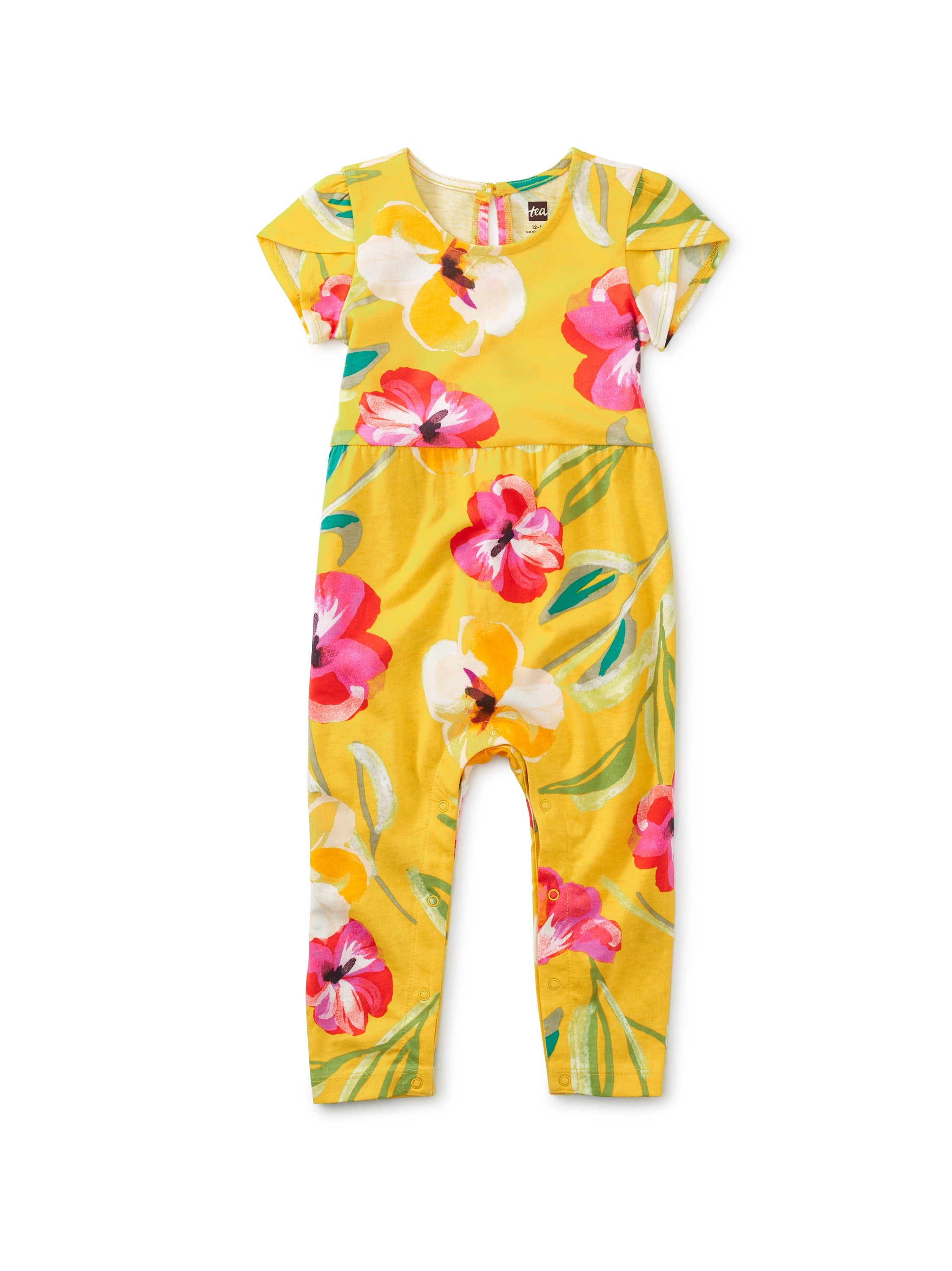 Tulip Sleeve Baby Romper