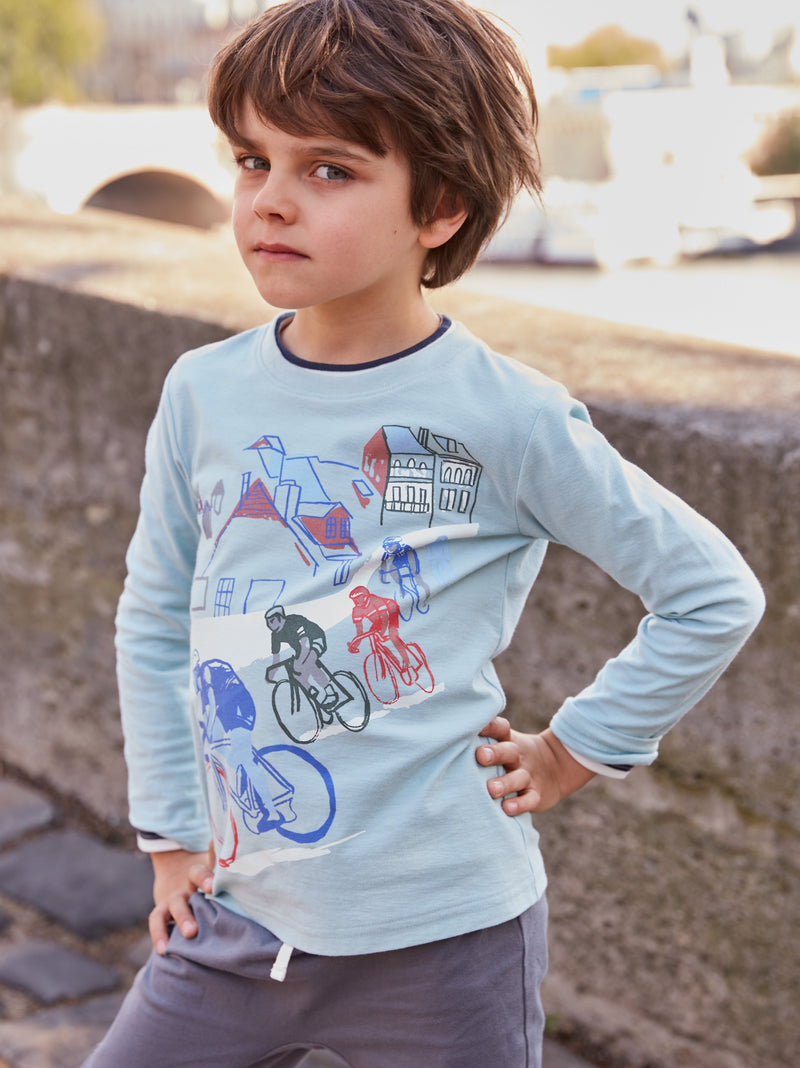 Tour de France Graphic Tee in Polar - View 2