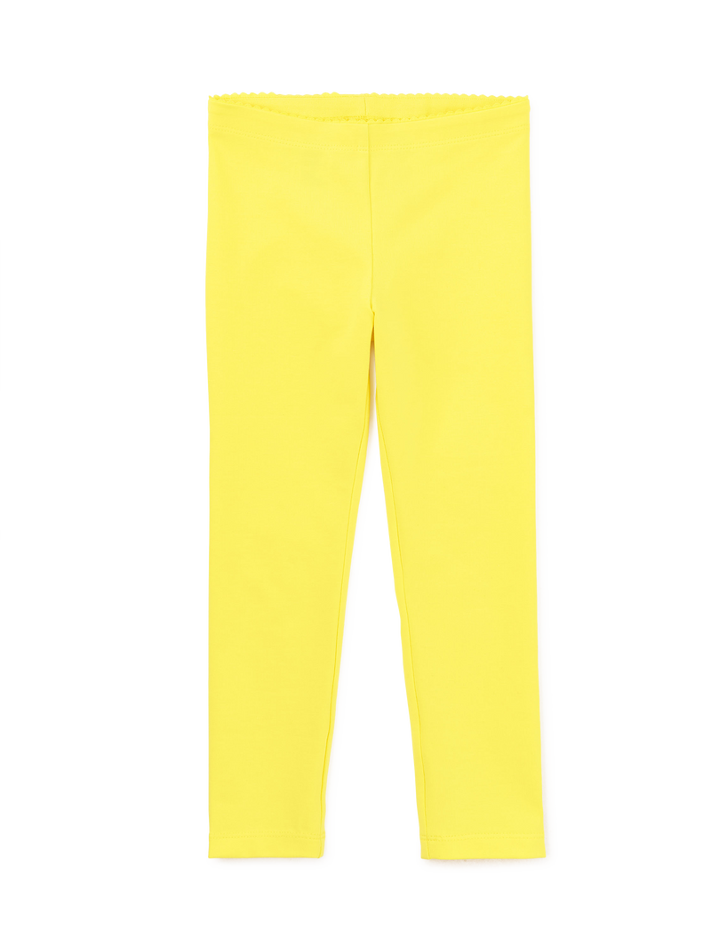 Solid Leggings in Dijon Yellow - View 2