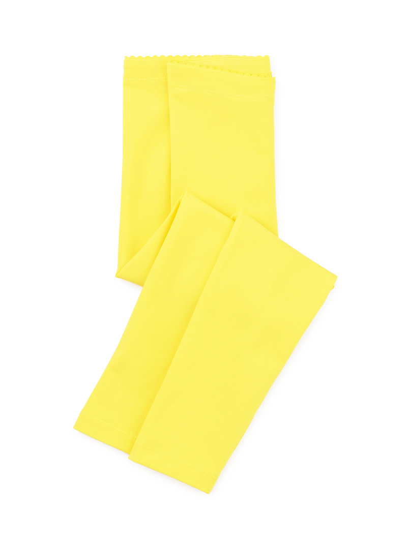 Solid Leggings in Dijon Yellow - View 1