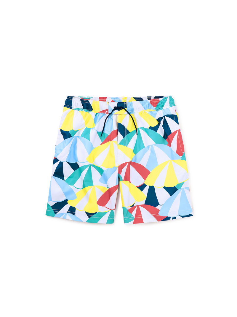 Adult Swim Trunks in Beach Umbrellas - View 1