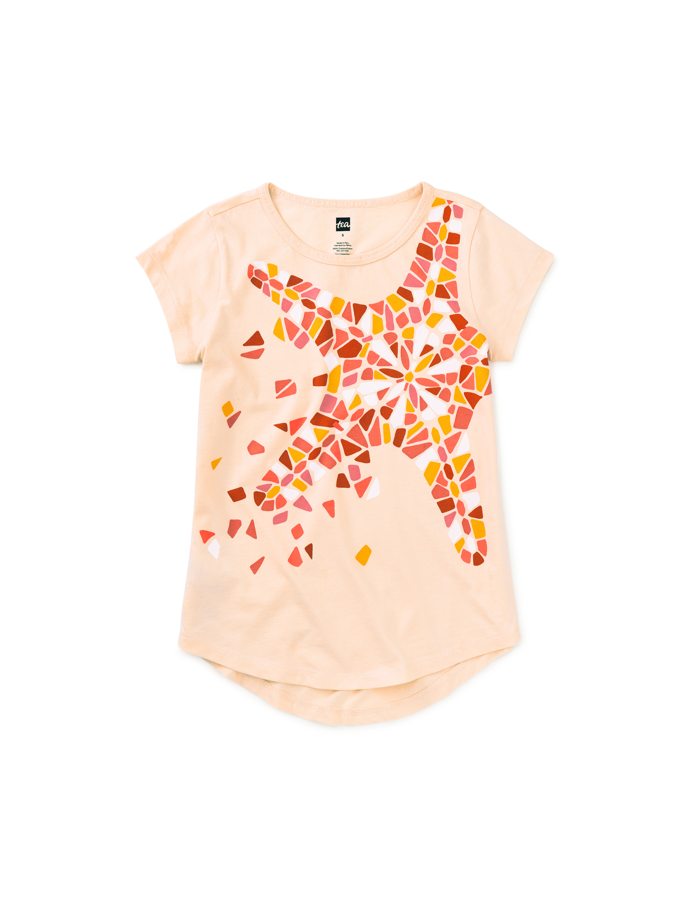 Mosaic Starfish Graphic Tunic