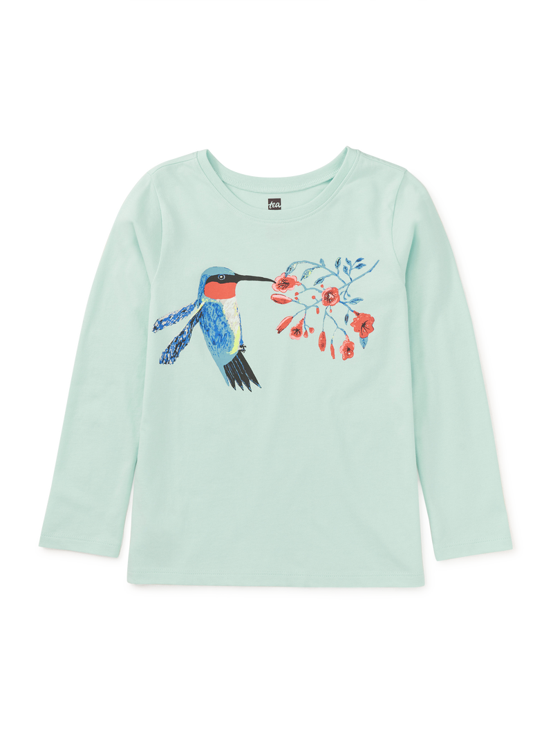 Hummingbird Graphic Tee in Garden Party - View 1