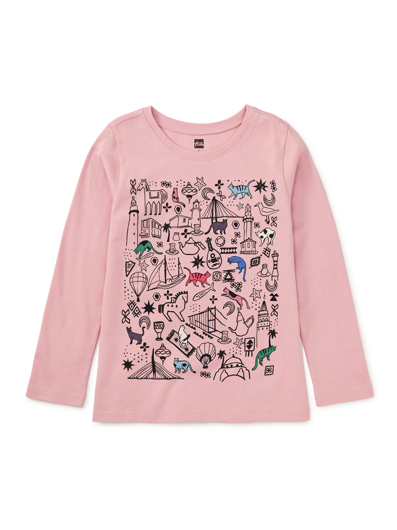 Istanbul Discovery Graphic Tee in Zephyr - View 1