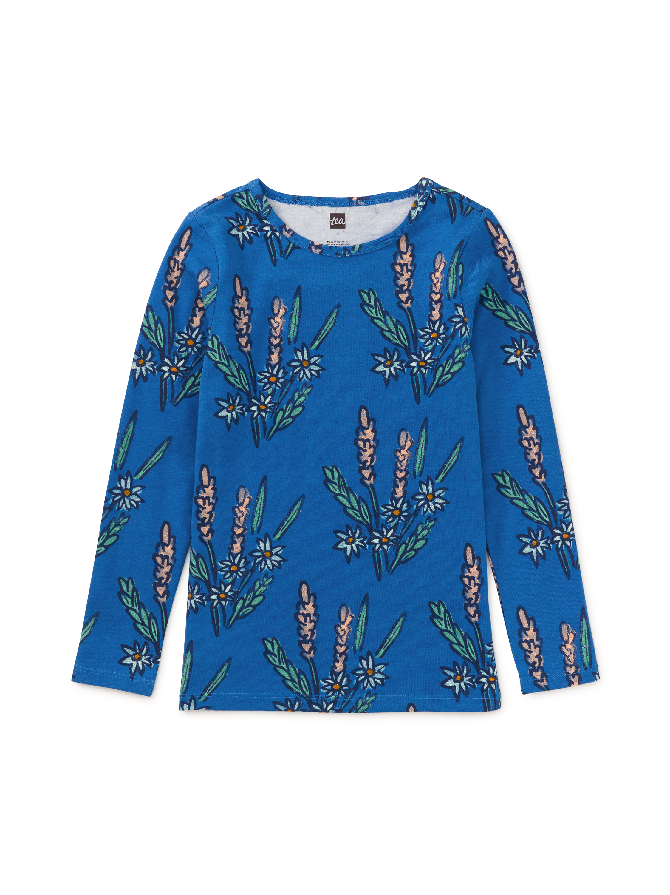 Printed Slim Long Sleeve Top