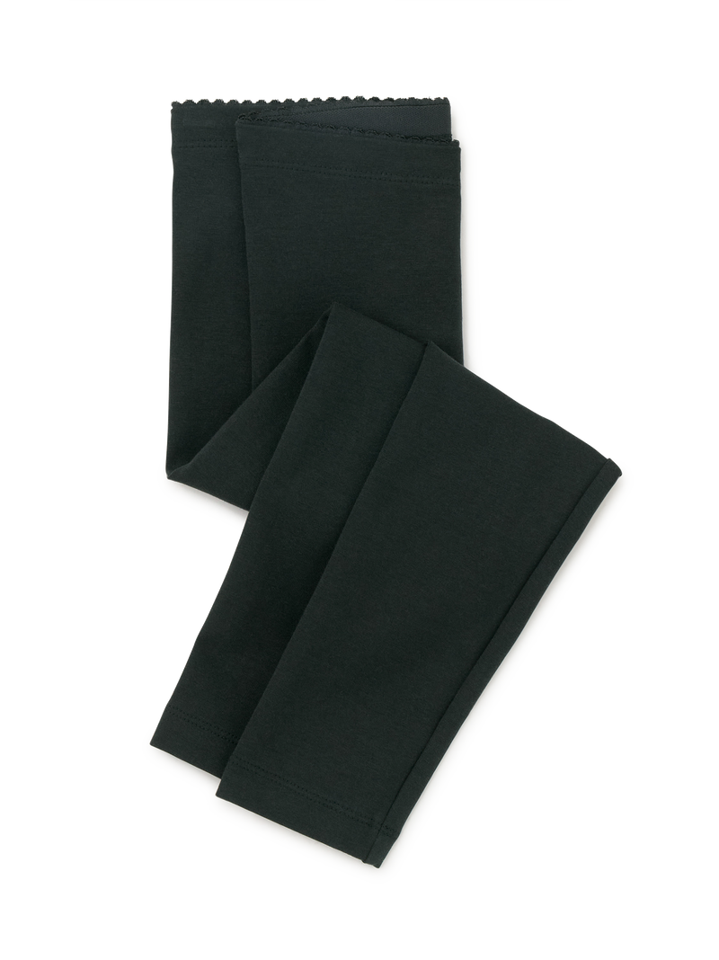 Solid Leggings in Jet Black - View 1