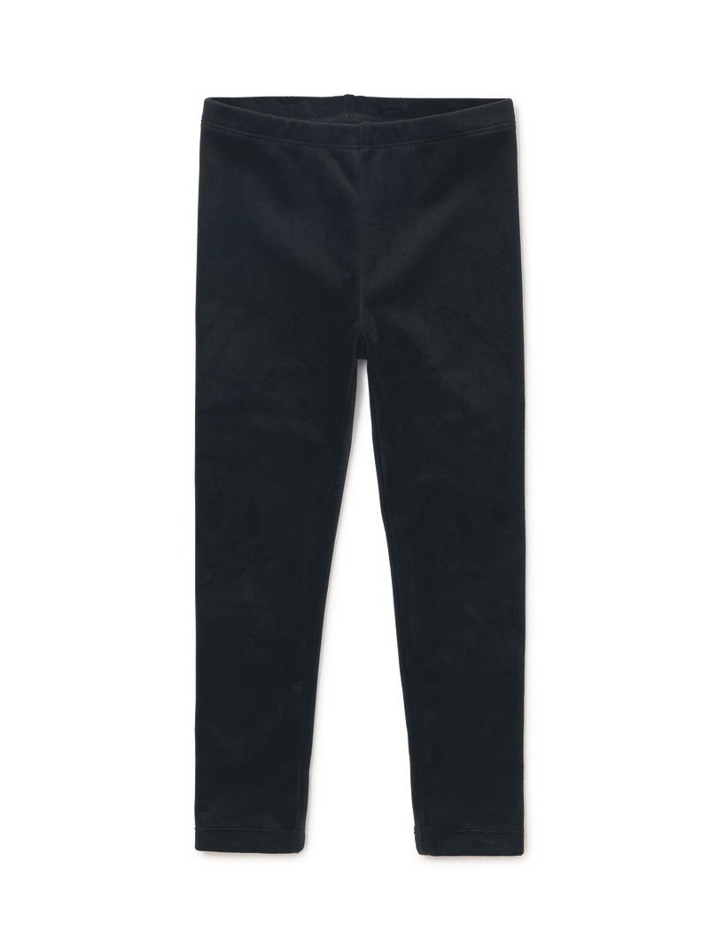 Velour Leggings in Jet Black - View 2