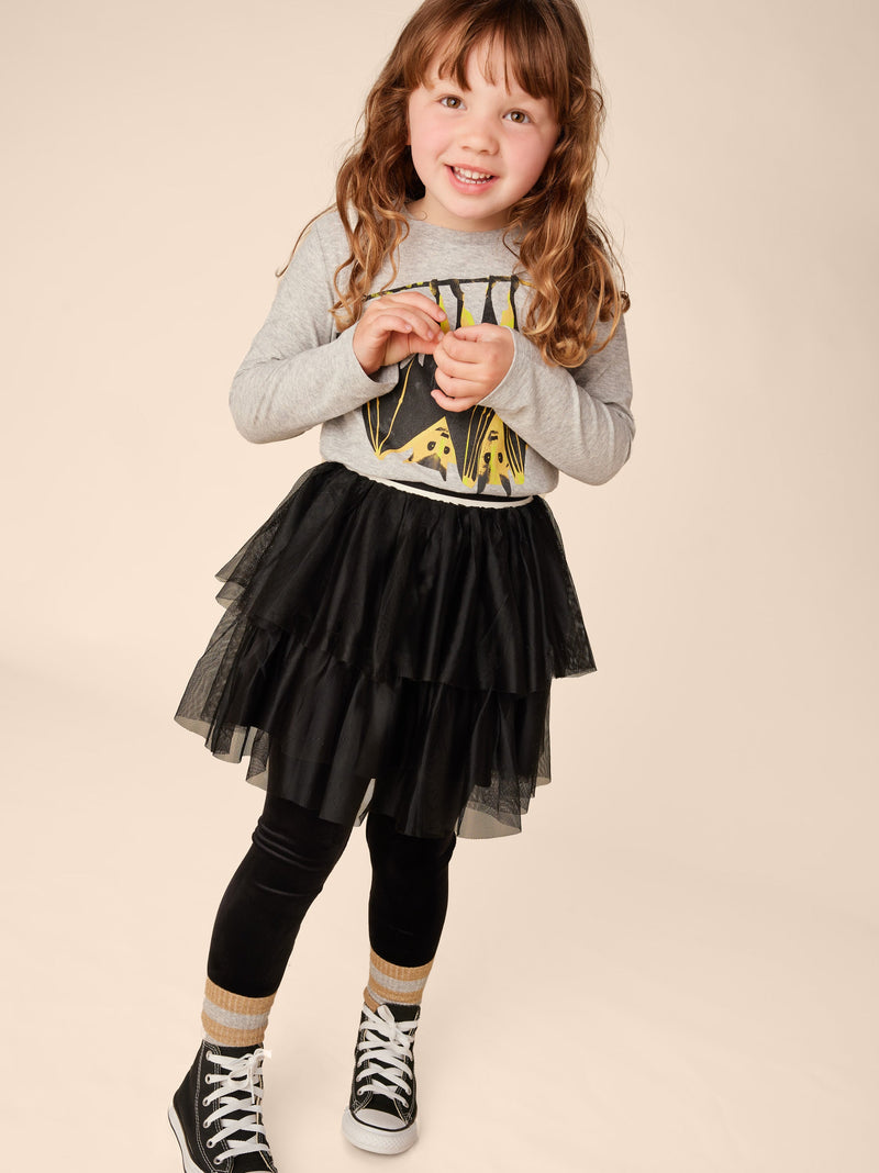 Velour Leggings in Jet Black - View 2