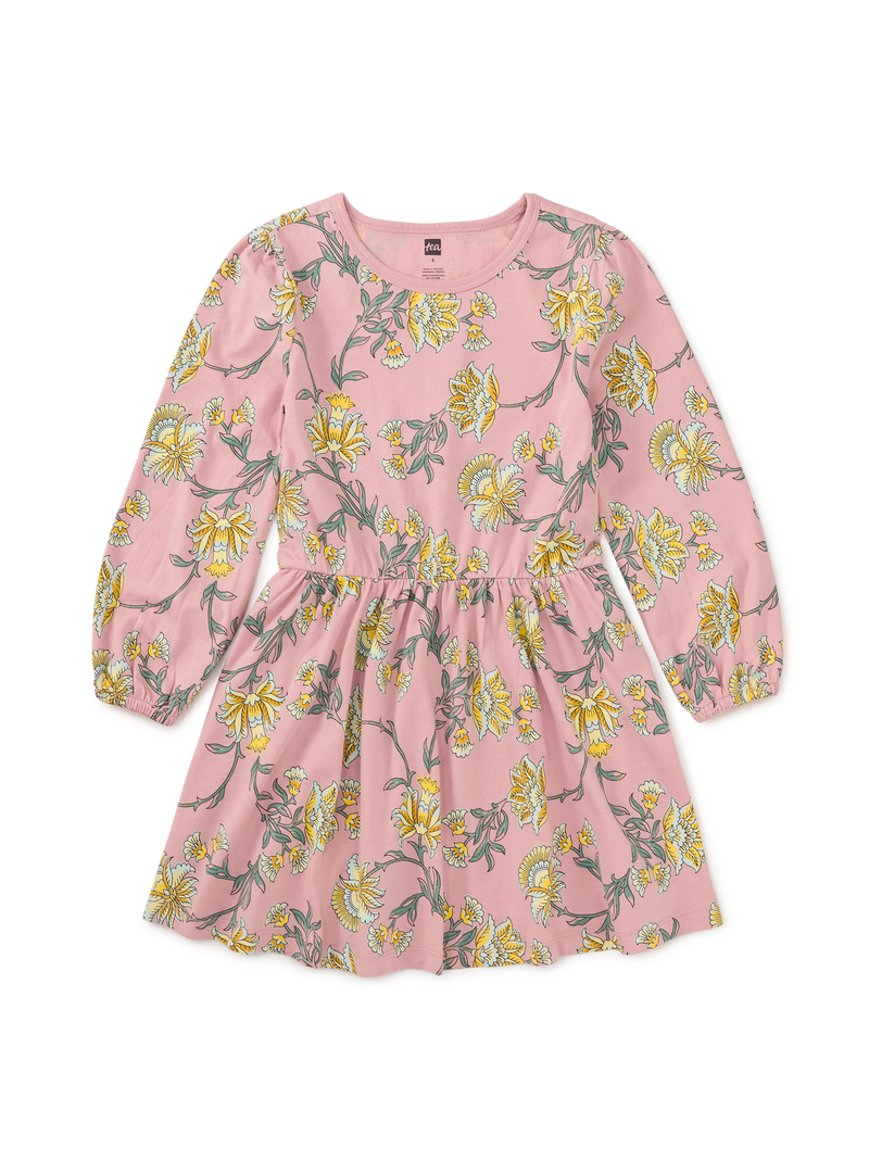Blouson Sleeve Pocket Dress in Salma Floral - View 1