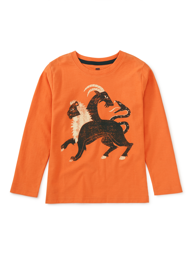 Chimera Graphic Tee in Harvest Pumpkin - View 1