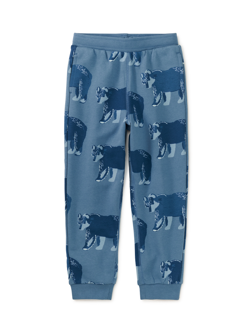 Going Places Joggers in Bushy Bear In Coronet Blue - View 1