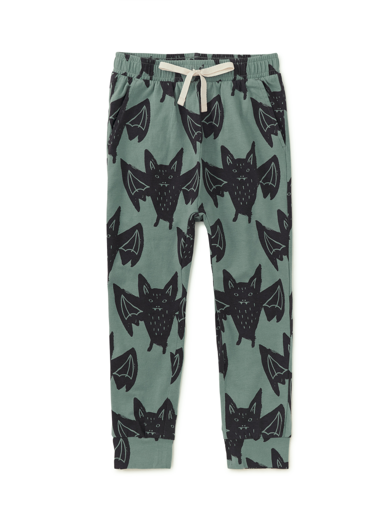 Stretchy Everyday Joggers in Fly By Night Bats - View 2