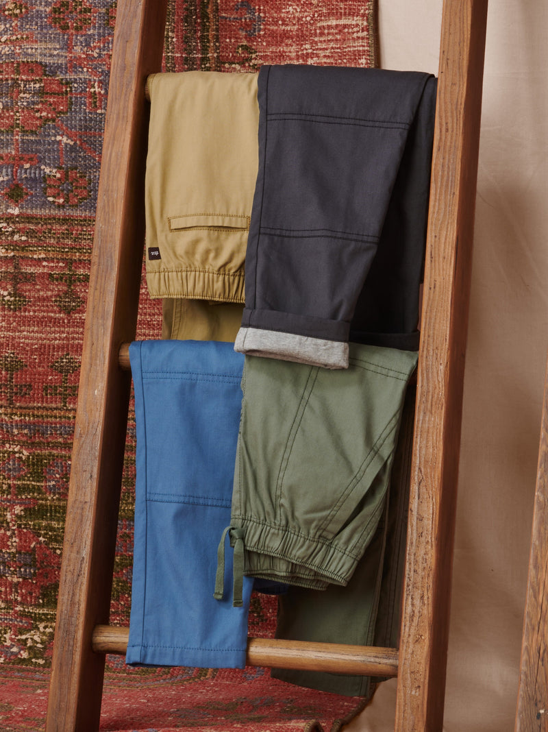 Cozy Does It Lined Pants in Coronet Blue - View 2