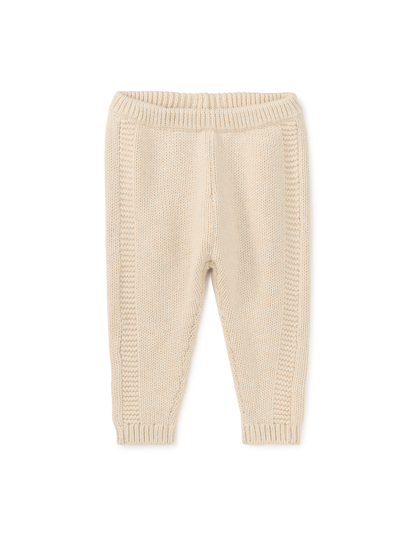 Cozy Baby Pants in Oatmeal Heather - View 1