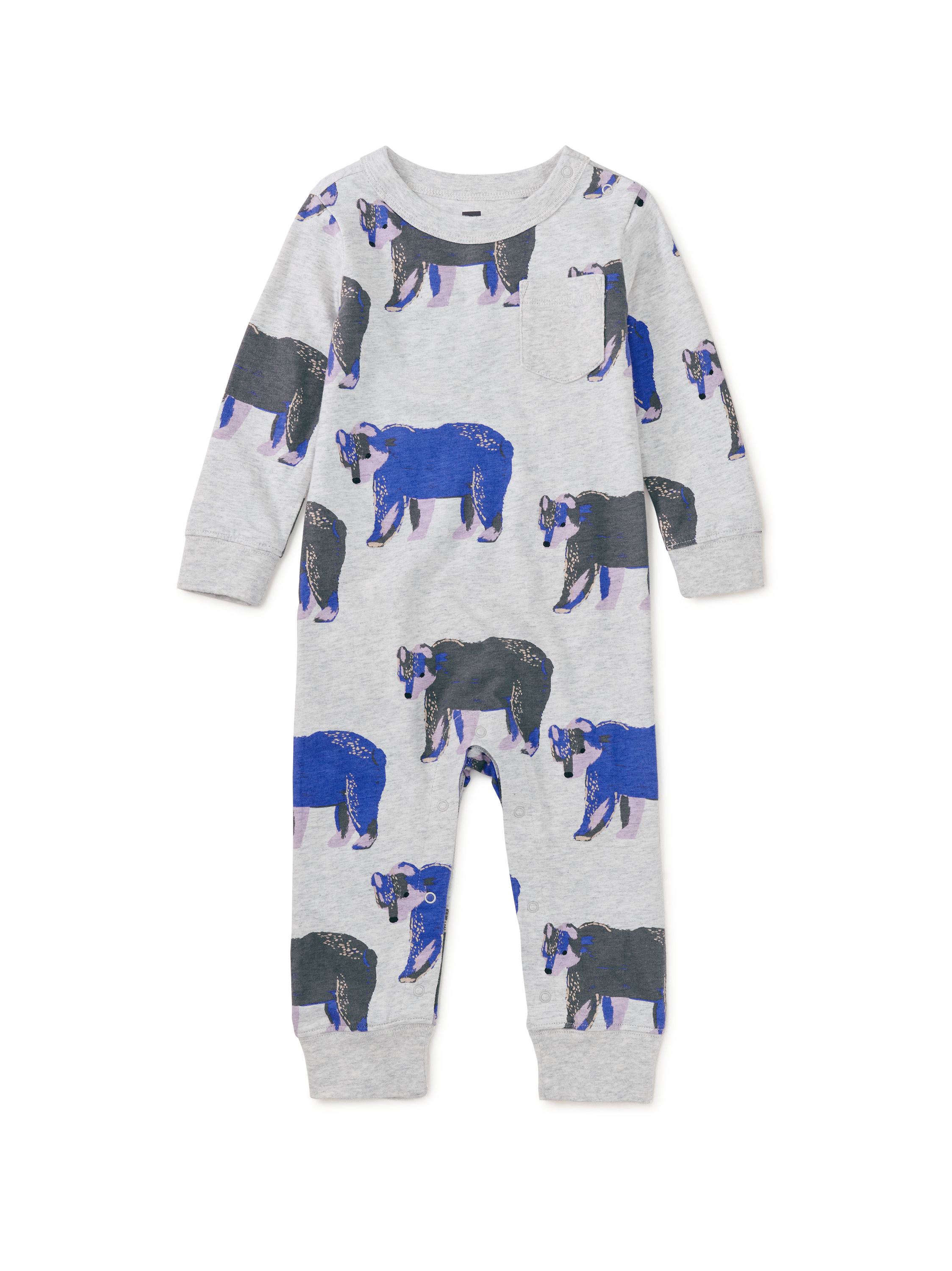 Long Sleeve Pocket Baby Romper