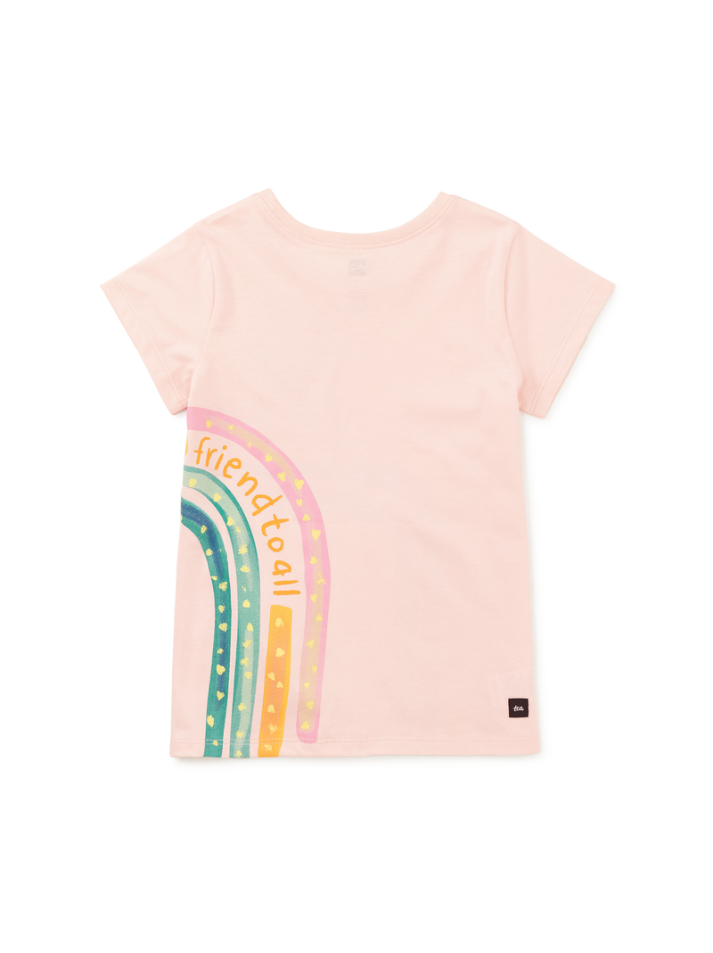 Rainbow Octopus Graphic Tee in Rosita - View 2