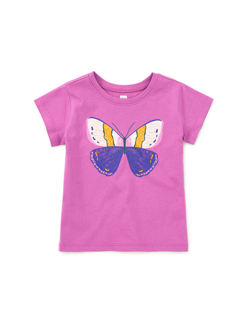 Beautiful Butterfly Graphictee in Mulberry - View 2