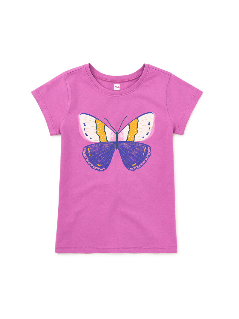 Beautiful Butterfly Graphictee in Mulberry - View 1
