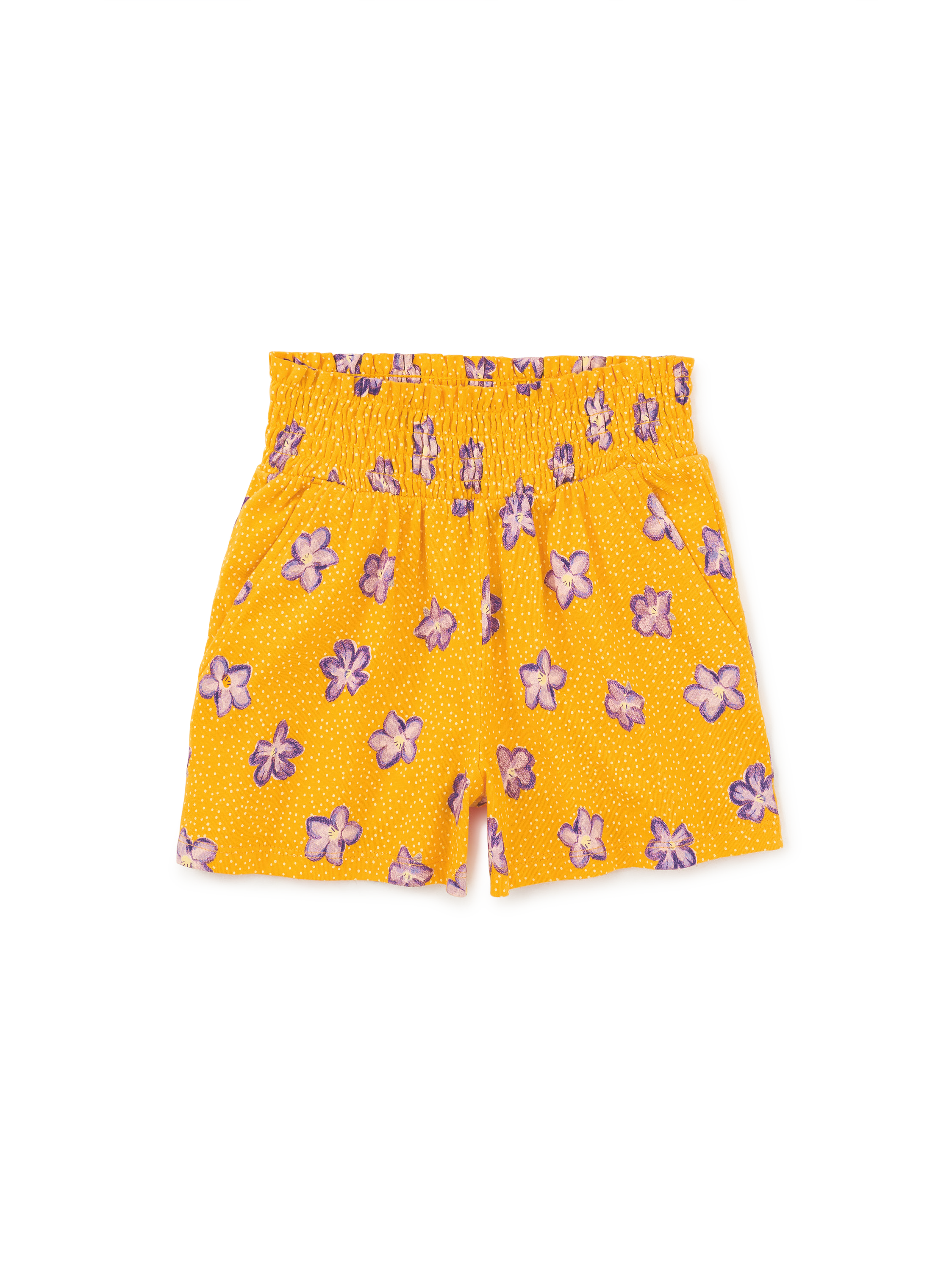 Paperbag High-Waist Shorts
