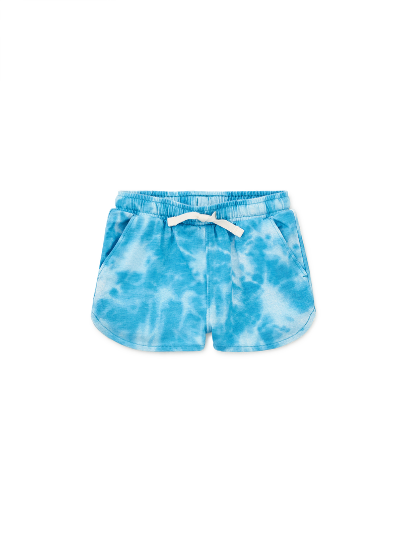 Tie Waist Printed Shorts in Sun Dye - View 2