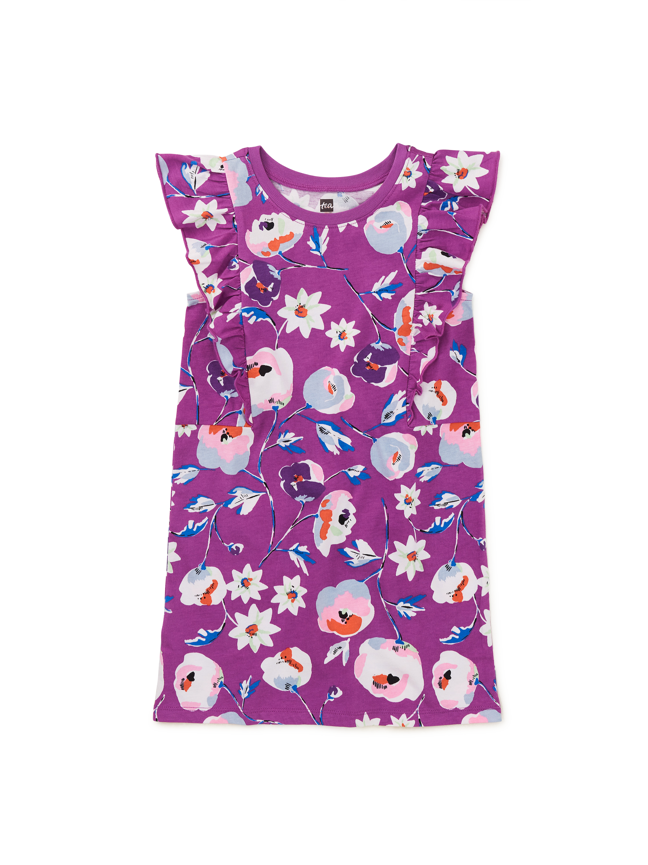 Sleeveless Ruffle A-Line Dress