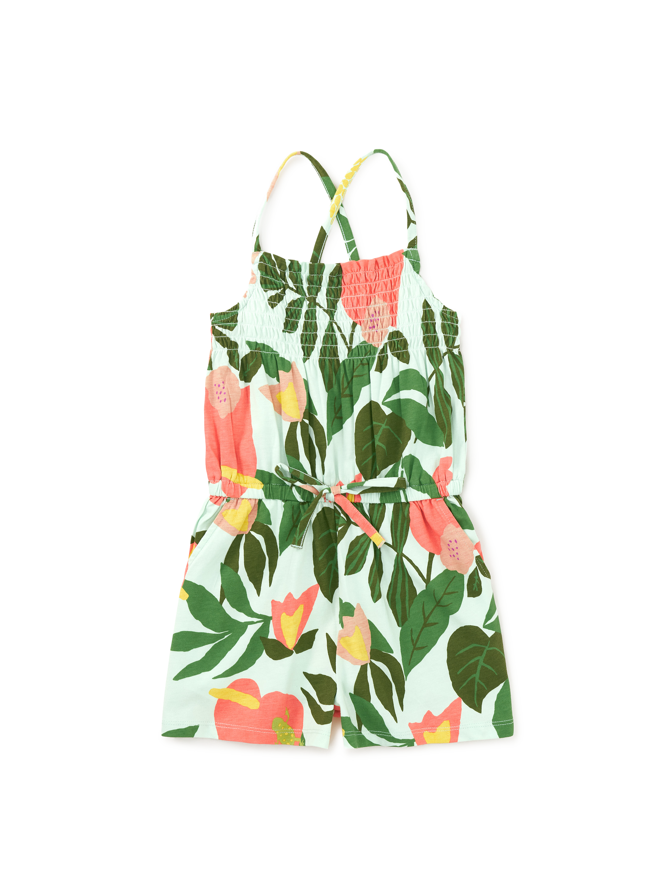 Smocked Sleeveless Romper