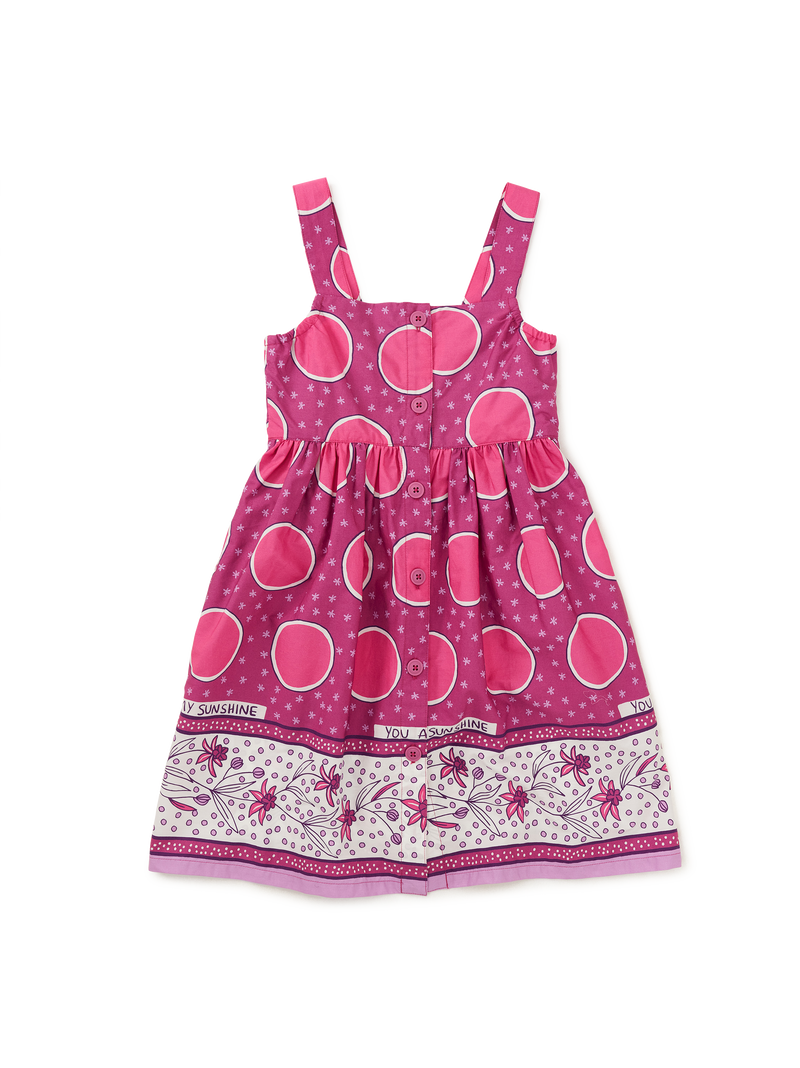 Sleeveless Button Front Dress in Elimu Leso - View 1
