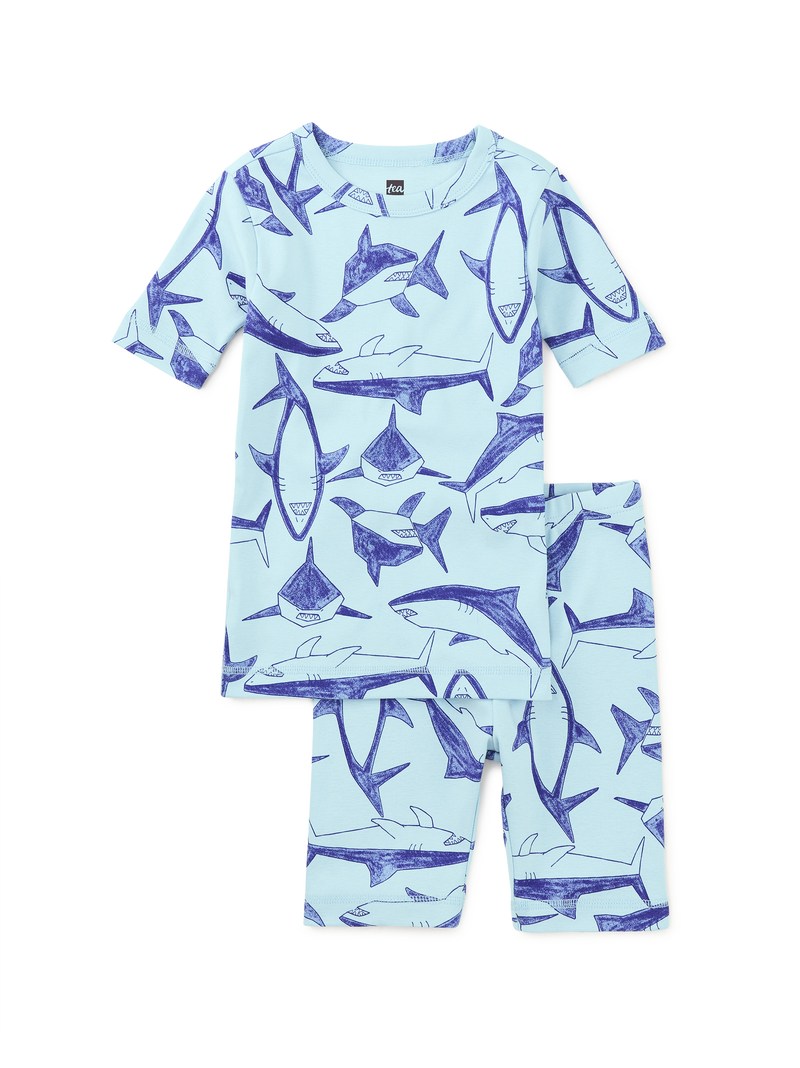 In Your Dreams Pajama Set in Algarve Sharks - View 1