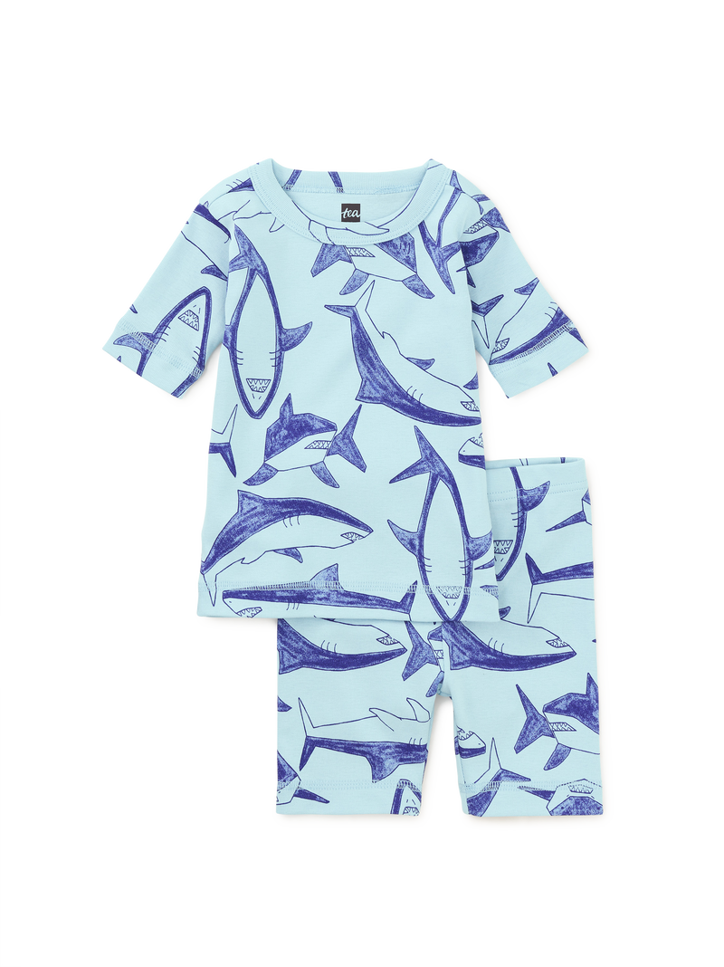 In Your Dreams Pajama Set in Algarve Sharks - View 2