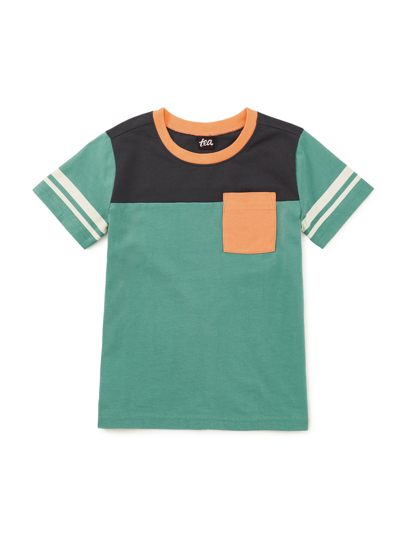 Sporty Pocket Tee in Seaspray - View 2