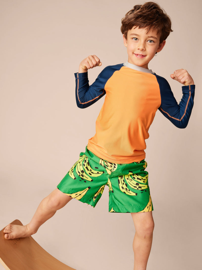 Long Sleeve Rash Guard in Solar - View 2