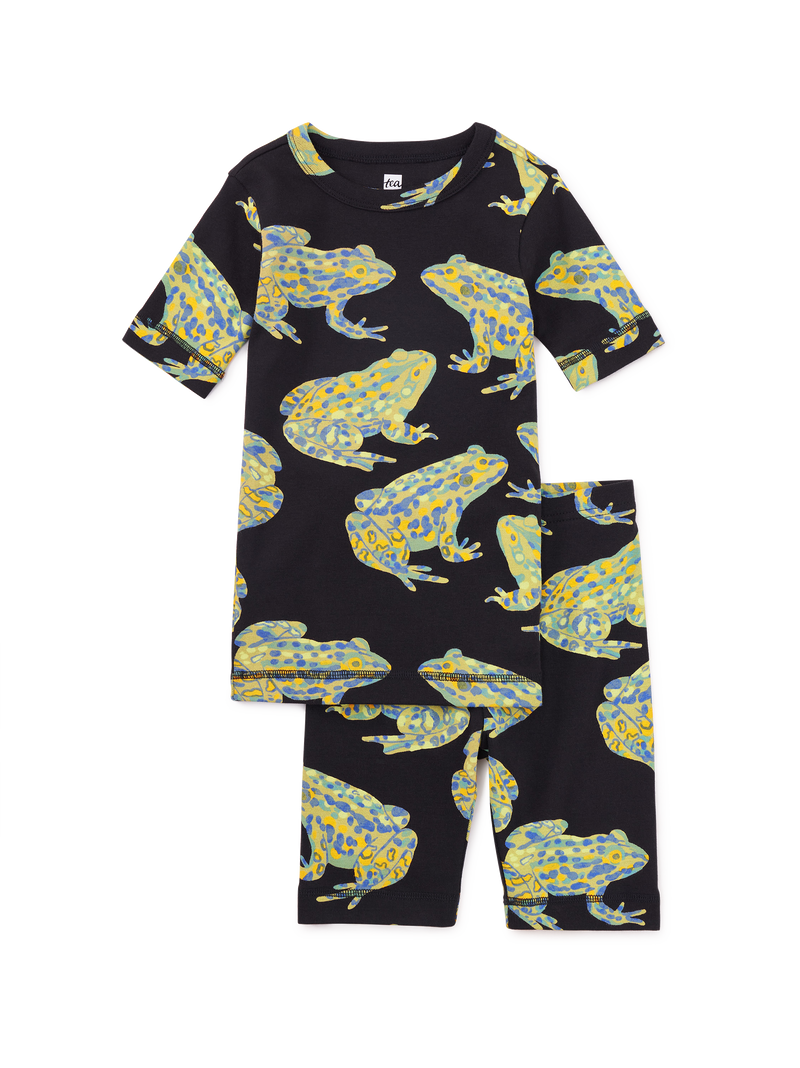 In Your Dreams Pajama Set in Spotted Frogs - View 1