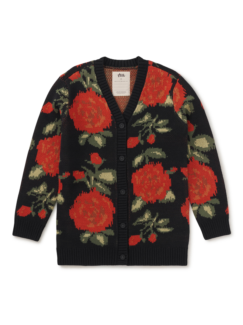 Turkish Rose Cardigan in Turkish Rose - View 1