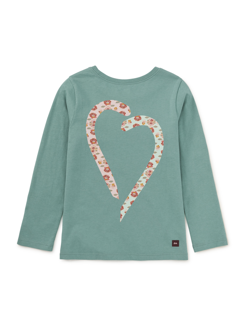 Turkish Cats Double Sided Tee in Seaspray - View 2