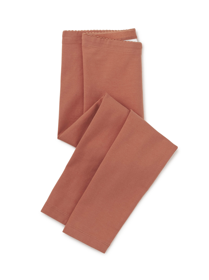 Solid Leggings in Raw Sienna - View 2