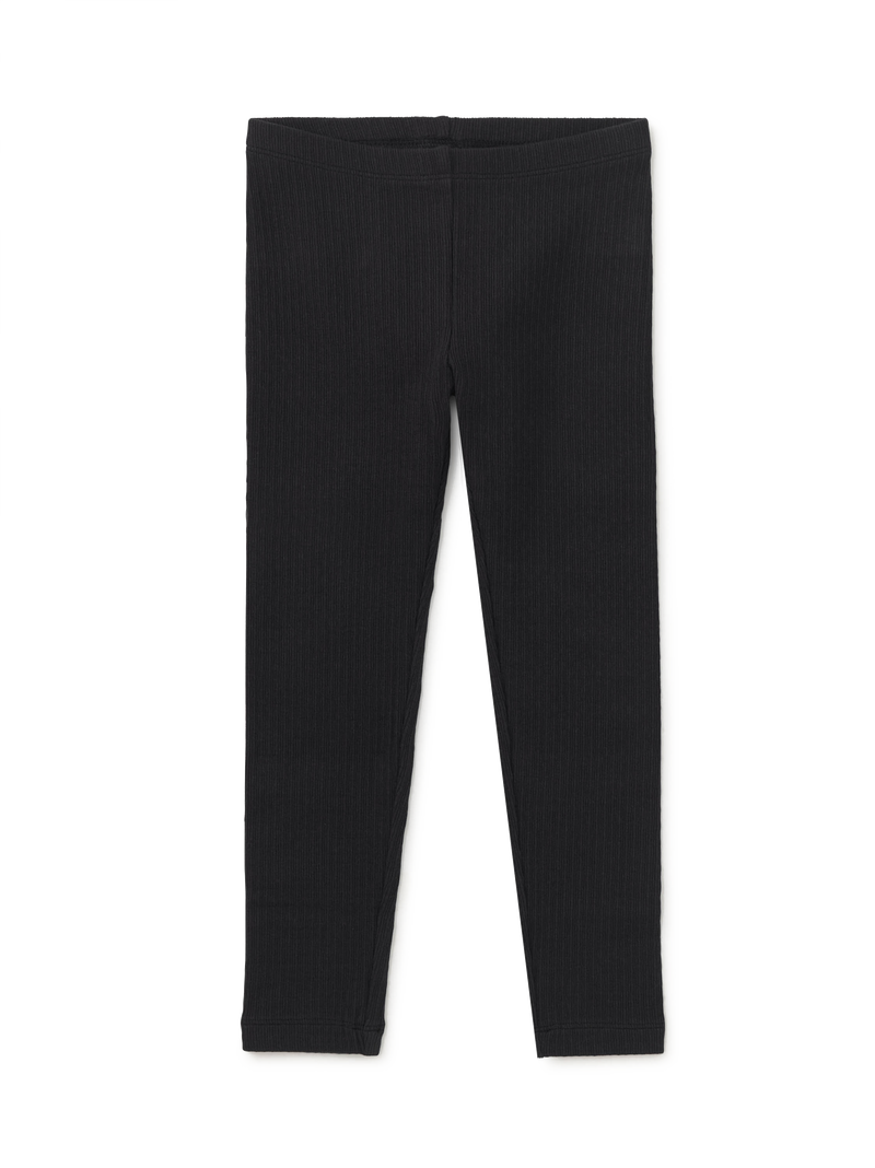 Pointelle Leggings in Jet Black - View 1