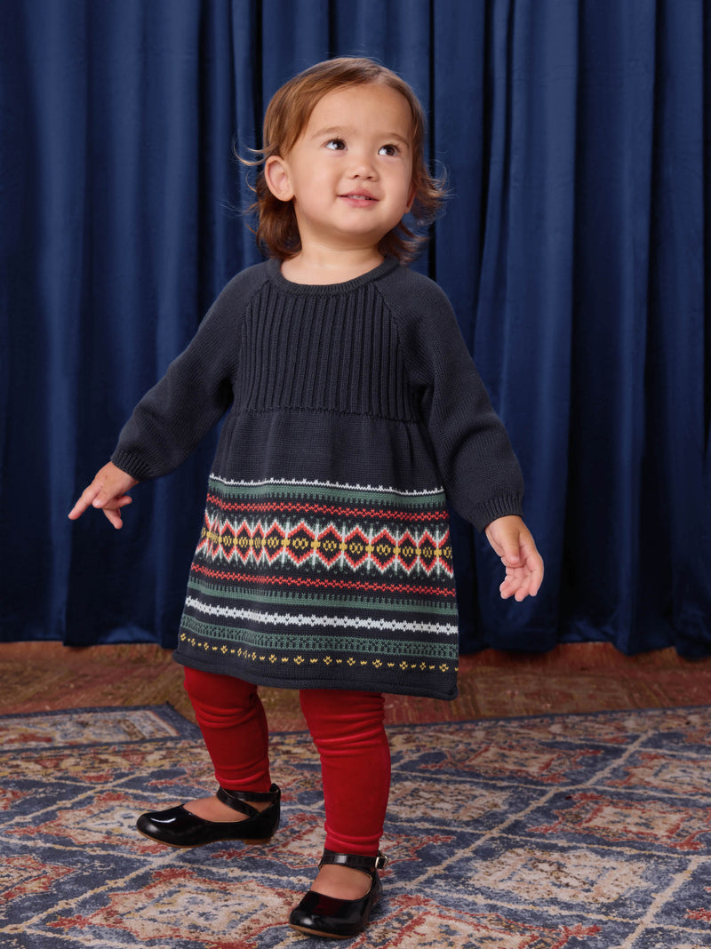 Velour Leggings in Red Wagon - View 2