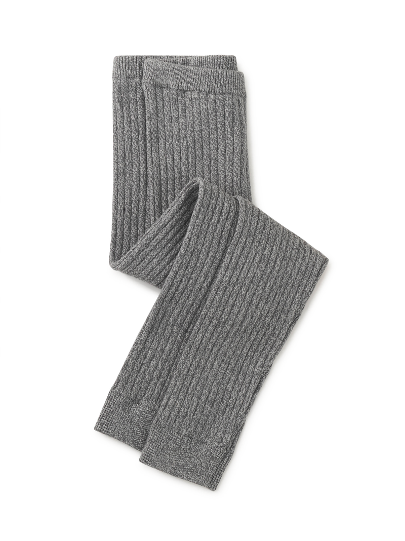 Marled Sweater Leggings in Med Heather Grey - View 1