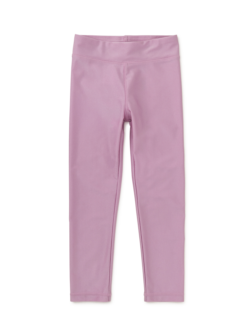 Shiny Leggings in Mauve Mist - View 2