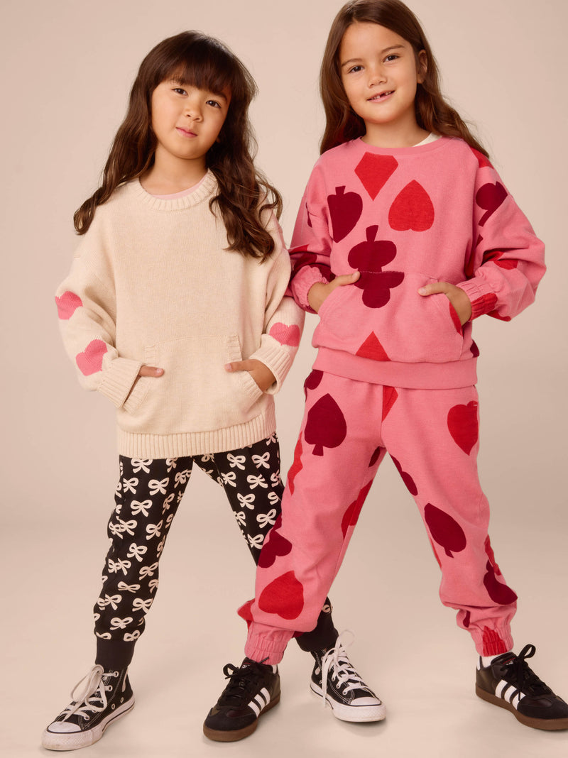 Printed Easy Fit Joggers in Winning Hand - View 2