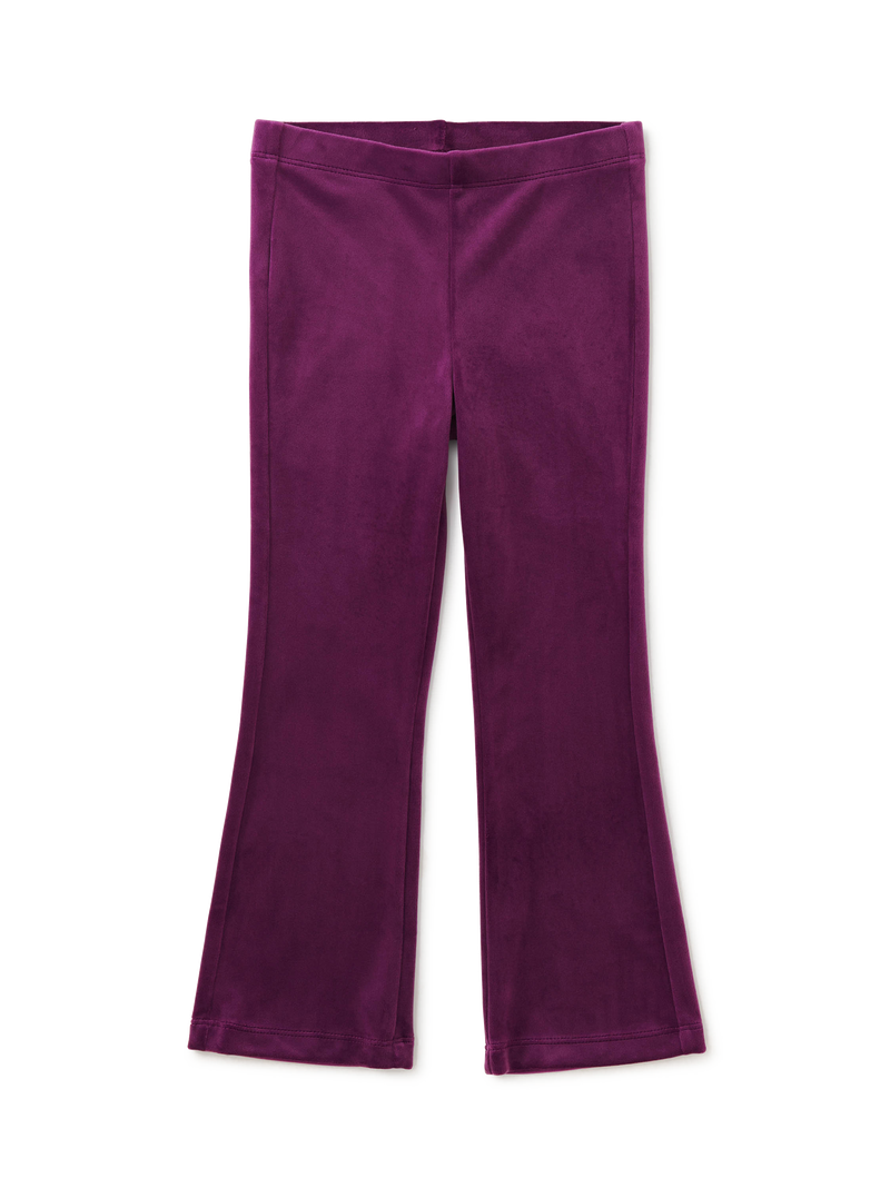 Very Velour Flare Pants in Cosmic Berry - View 1
