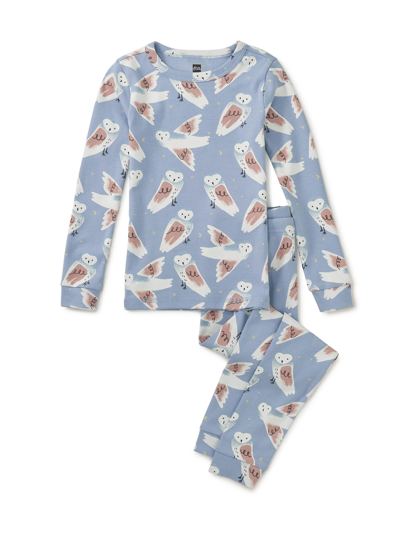 Goodnight Pajama Set in Snowy Owl - View 1