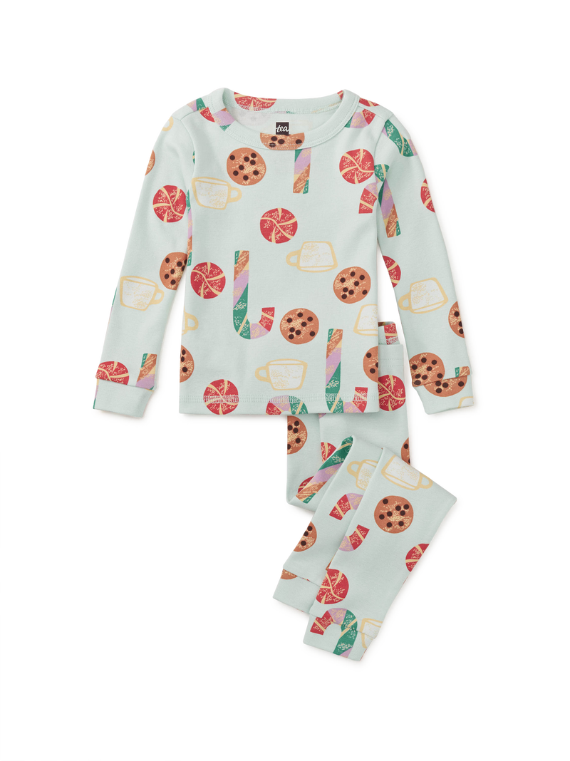 Goodnight Pajama Set in Milk And Cookies - View 2