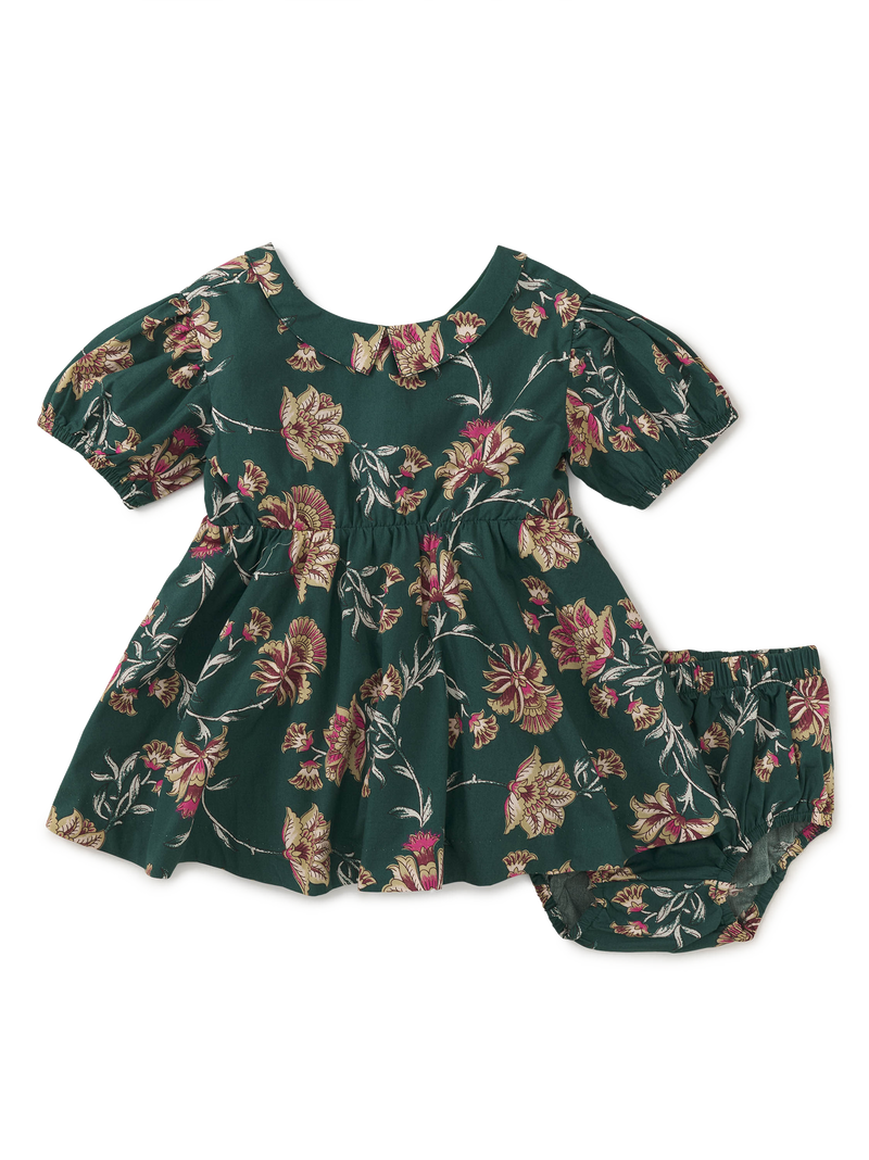 Puff Sleeve Collar Dress in Salma Floral - View 2