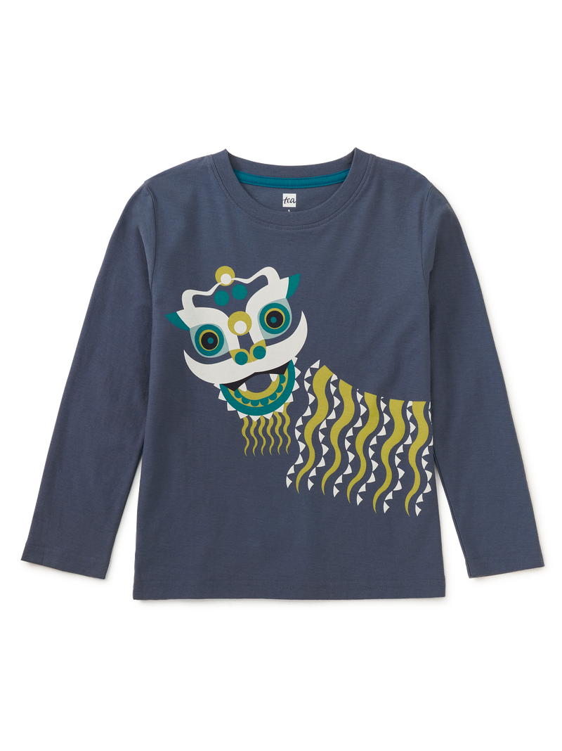 New Years Lion Double Sided T in Triumph - View 1