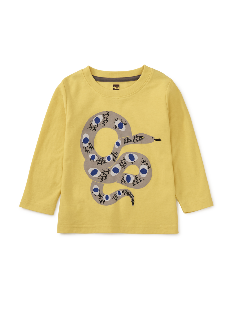 Lucky Snake Graphic Tee in Lemongrass - View 2