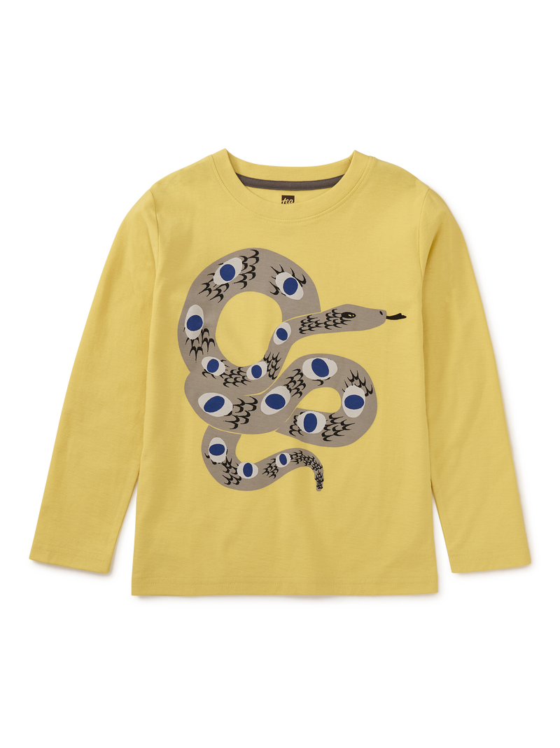 Lucky Snake Graphic Tee in Lemongrass - View 1
