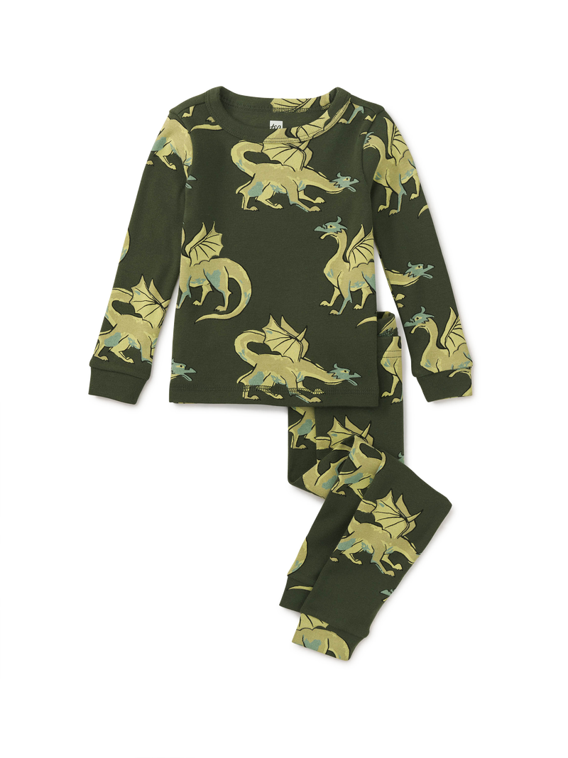Goodnight Pajama Set in Magic Dragons - View 2