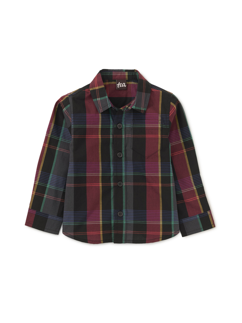 Plaid Button Up Shirt in Family Plaid - View 2